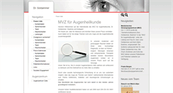 Desktop Screenshot of dr-goldammer.de